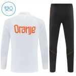 Kinder Niederlande Training Sweatshirts Viertelreißverschluss 2026-27 Weiße