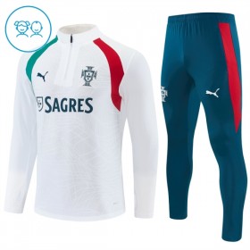 Kinder Portugal Training Sweatshirts Viertelreißverschluss 2026-27 Weiße