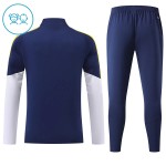 Kinder Real Madrid Training Sweatshirts Viertelreißverschluss 2026-27 Blaue