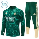 Kinder Real Madrid Training Sweatshirts Viertelreißverschluss 2026-27 Grüne