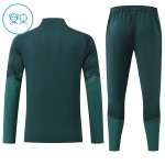 Kinder Real Madrid Training Sweatshirts Viertelreißverschluss 2026-27 Grüne