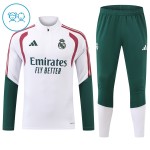 Kinder Real Madrid Training Sweatshirts Viertelreißverschluss 2026-27 Weiße