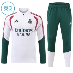 Kinder Real Madrid Training Sweatshirts Viertelreißverschluss 2026-27 Weiße