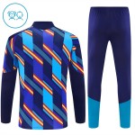 Kinder Spanien Training Sweatshirts Viertelreißverschluss 2026-27 Blaue