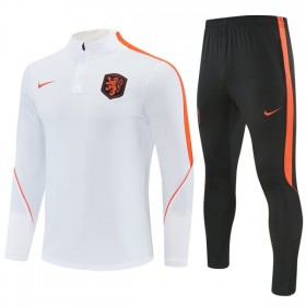Niederlande Training Sweatshirts Viertelreißverschluss 2026-27 Weiße