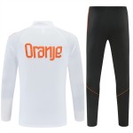 Niederlande Training Sweatshirts Viertelreißverschluss 2026-27 Weiße
