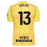 Günstige Fußballtrikots Atlético Madrid Oblak 13 Torwart 2026-27 Gelbe Kurzarm