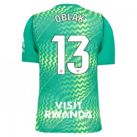 Günstige Fußballtrikots Atlético Madrid Oblak 13 Torwart 2026-27 Grüne Kurzarm