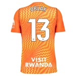 Günstige Fußballtrikots Atlético Madrid Oblak 13 Torwart 2026-27 Orange Kurzarm