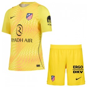 Günstige Fußballtrikots Atlético Madrid Torwart Kinder 2026-27 Gelbe Kurzarm