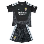 Günstige Fußballtrikots Benfica Lissabon Torwart Kinder 2026-27 Schwarze Kurzarm