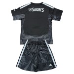 Günstige Fußballtrikots Benfica Lissabon Torwart Kinder 2026-27 Schwarze Kurzarm