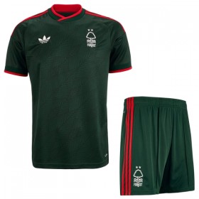 Günstige Fußballtrikots Nottingham Forest Kinder Auswärtstrikot 2026-27 Kurzarm