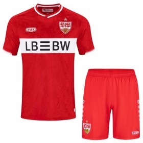 Günstige Fußballtrikots VfB Stuttgart Kinder Auswärtstrikot 2026-27 Kurzarm