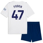 Günstige Fußballtrikots Manchester City Foden 47 Kinder 3rd trikot 2026-27 Kurzarm