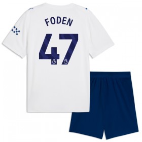 Günstige Fußballtrikots Manchester City Foden 47 Kinder 3rd trikot 2026-27 Kurzarm