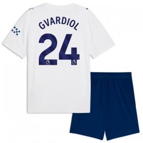 Günstige Fußballtrikots Manchester City Gvardiol 24 Kinder 3rd trikot 2026-27 Kurzarm