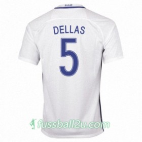 Günstige Fußballtrikots Griechenland TRAIANOS DELLAS Heimtrikot 2016/17 Kurzarm
